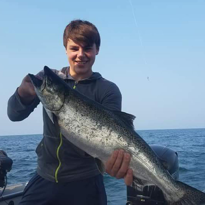 Fishing on the lake